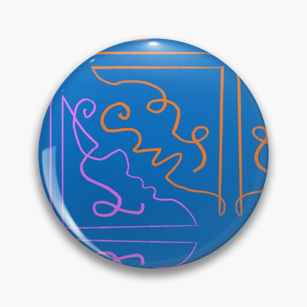 Item preview, Scribble tile, Colorado blue. designed and sold by swellart.