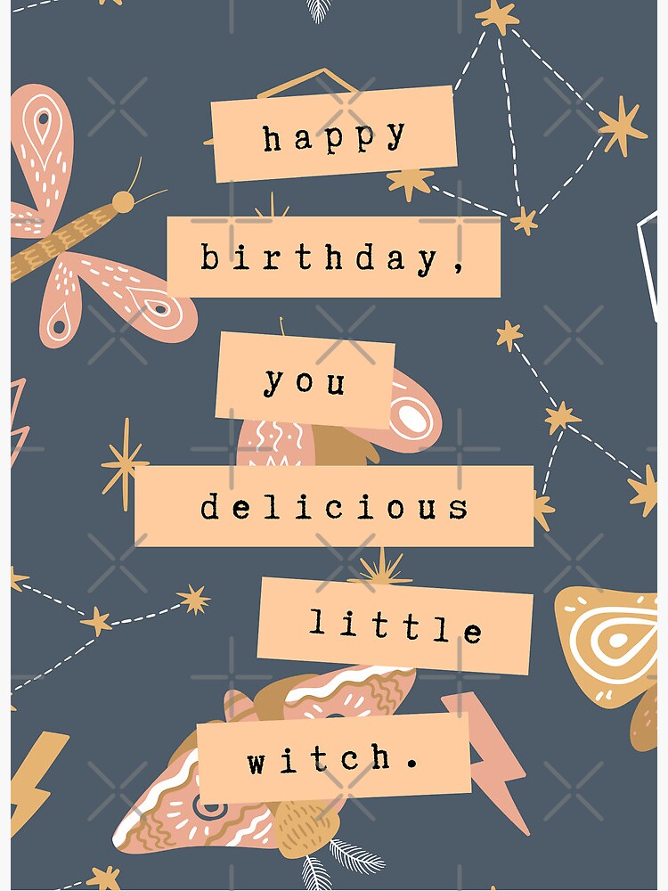 Happy Birthday Card, Delicious Birthday