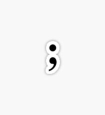 Semi colon large Sticker