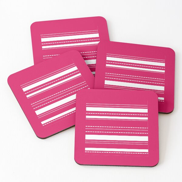 Item preview, Pink and White striped pattern  designed and sold by Annka47.