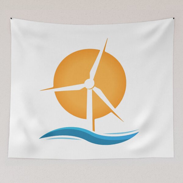 Item preview, Clean Energy | Wind Solar Waves Power designed and sold by Teenker.
