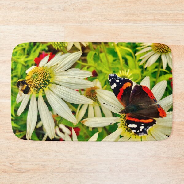 Item preview, Butterfly and Bee Summertime Flowers in the Garden Gift designed and sold by Maljonic.