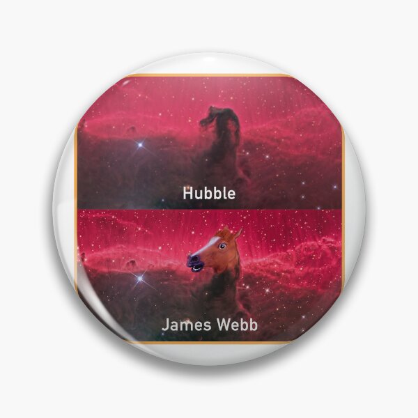 Item preview, Horsehead Nebula - Funny James Web Space Telescope Meme designed and sold by AlanPhotoArt.