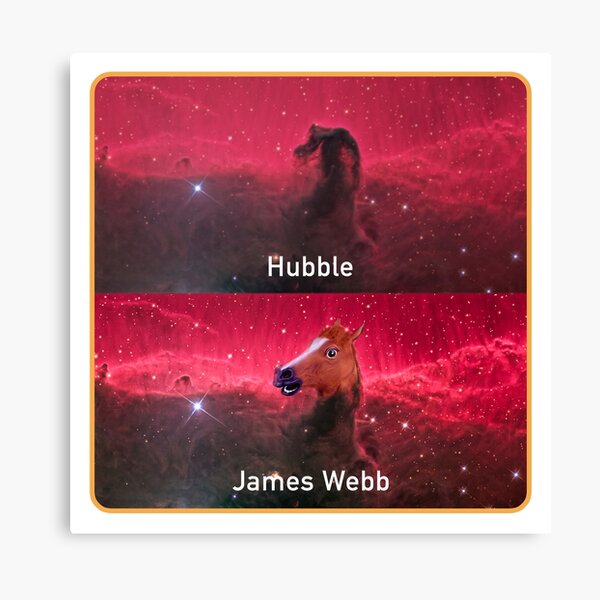 Item preview, Horsehead Nebula - Funny James Web Space Telescope Meme designed and sold by AlanPhotoArt.