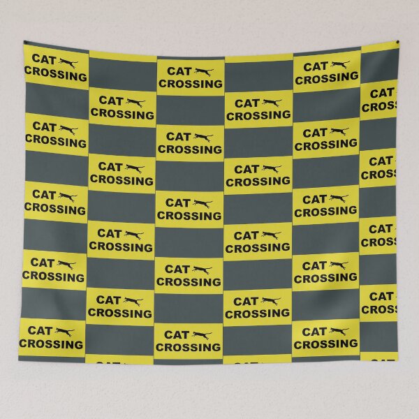Item preview, CAT CROSSING design  designed and sold by lobodelnoir.