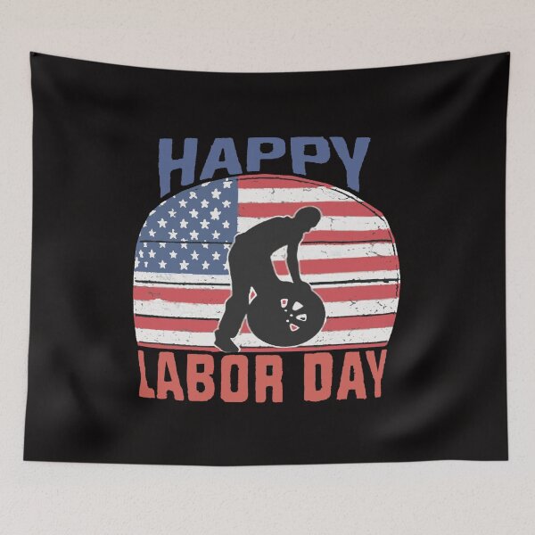 Item preview, Happy Work Labor Day USA - It's Labor Day! Take The Day Off! designed and sold by Viktor Kabbach.