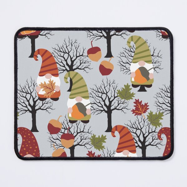 Item preview, Nordic Gnomes Fall Autumn Leaves Tree Trees Pattern designed and sold by Draculaura2009.