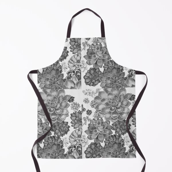 Item preview, Silver Gray Monochrome Succulent Plants Wall Contemporary Garden VII designed and sold by Irina Sztukowski.