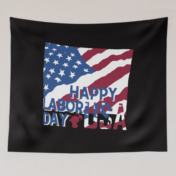 Item preview, Happy Work Labor Day USA - It's Labor Day! Take The Day Off! designed and sold by Viktor Kabbach.