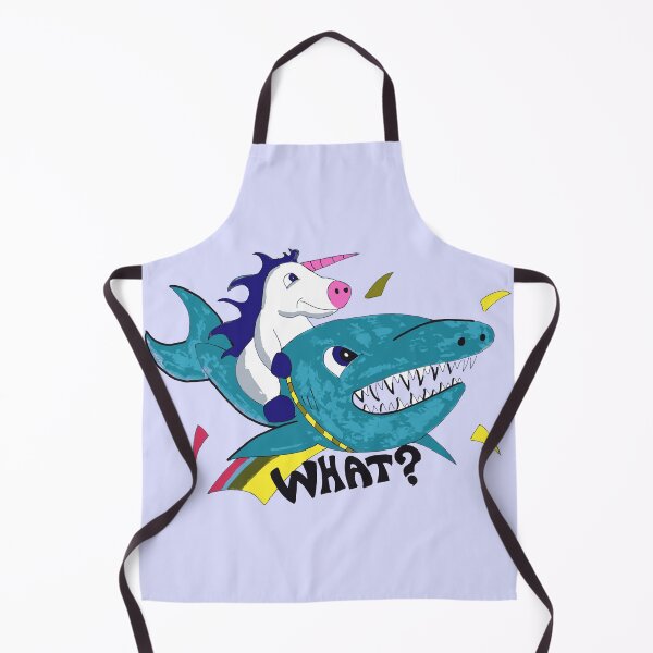 Item preview, Unicorn Riding Shark hand drawn designed and sold by FilMate.