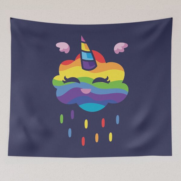 Item preview, Unicorn Rainbow Cloud  designed and sold by NobleForte.