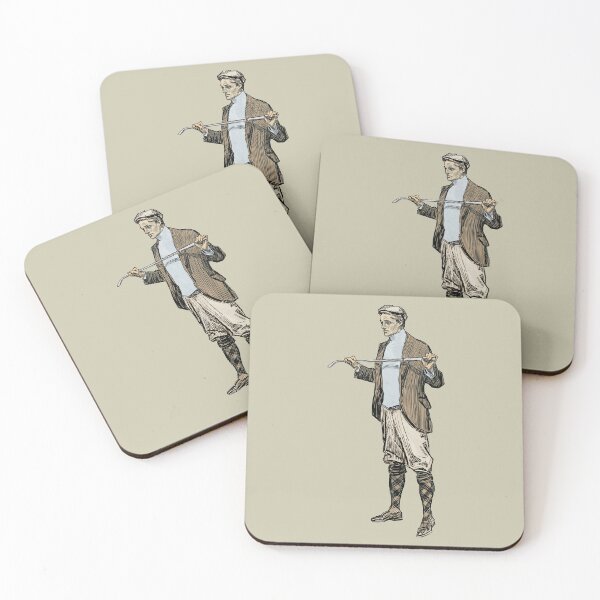 Item preview, Vintage Golfer Holding a Golf Club with Golfing Clothes URM designed and sold by urmaddad.