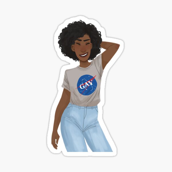 Space is gay Sticker