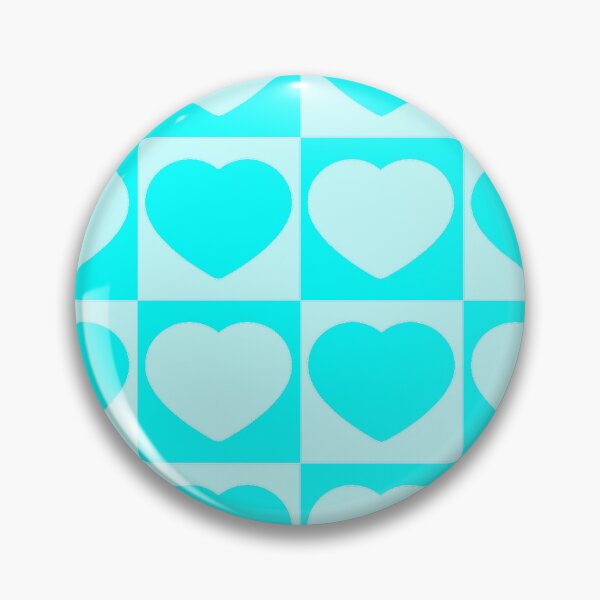 Item preview, Turquoise Heart Pattern designed and sold by MyTshirtArt.