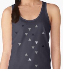 DOWN UP / cool grey / white / black Women's Tank Top