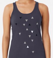 DOWN UP / cool grey / white / black Women's Tank Top