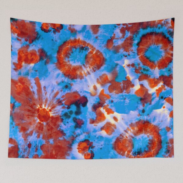 Item preview, Blue and Red Psychedelic Tie-Dye designed and sold by Carolina Diaz.