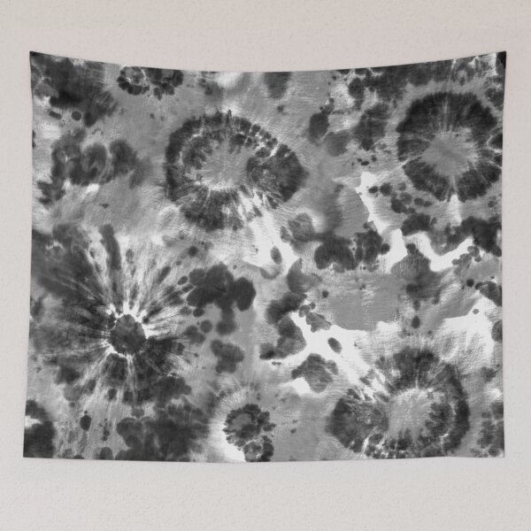Aperçu de l'œuvre Gray Psychedelic Tie-Dye créée et vendue par Carolina Diaz.