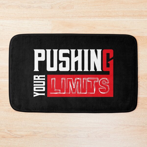 Item preview, Pushing your limits_C for daily goals motivation designed and sold by TheLuckyShirts.