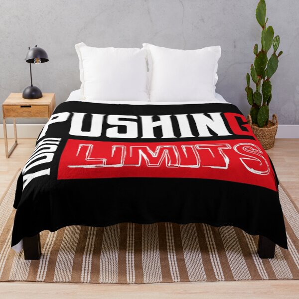 Item preview, Pushing your limits_C for daily goals motivation designed and sold by TheLuckyShirts.