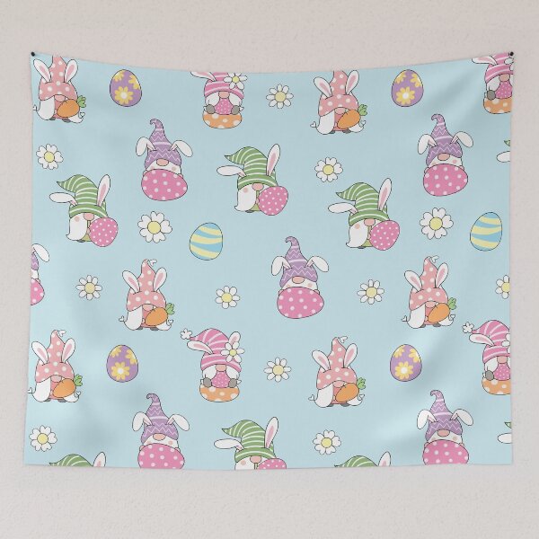Item preview, Nordic Gnomes Easter Egg Pastel Pattern Spring designed and sold by Draculaura2009.