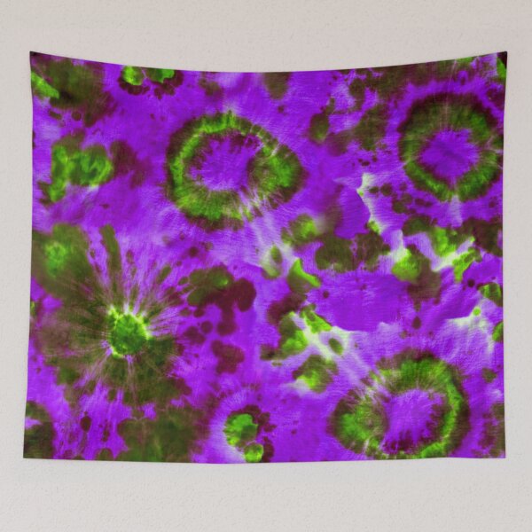 Item preview, Purple and Green Psychedelic Tie-Dye designed and sold by Carolina Diaz.
