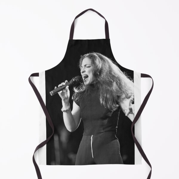 Item preview, Gloria Estefan - BW Photograph designed and sold by ConcertImages.