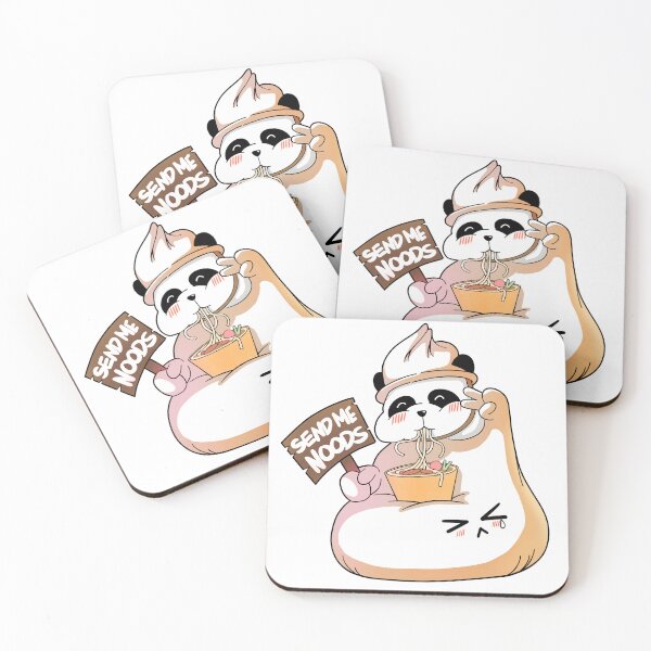 Item preview, Panda Dim Sum Mascot Eating Ramen designed and sold by Kinrindesign.