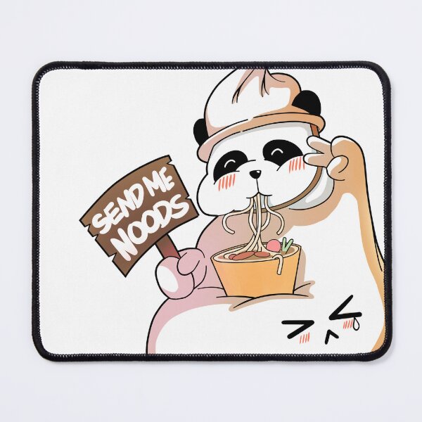 Item preview, Panda Dim Sum Mascot Eating Ramen designed and sold by Kinrindesign.