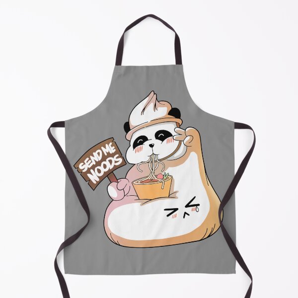 Item preview, Panda Dim Sum Mascot Eating Ramen designed and sold by Kinrindesign.