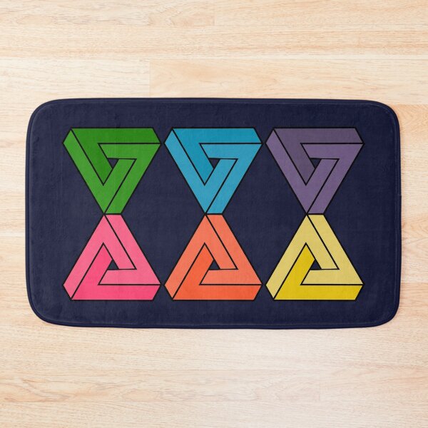 Item preview, Rainbow Impossible Triangles designed and sold by shindeku.