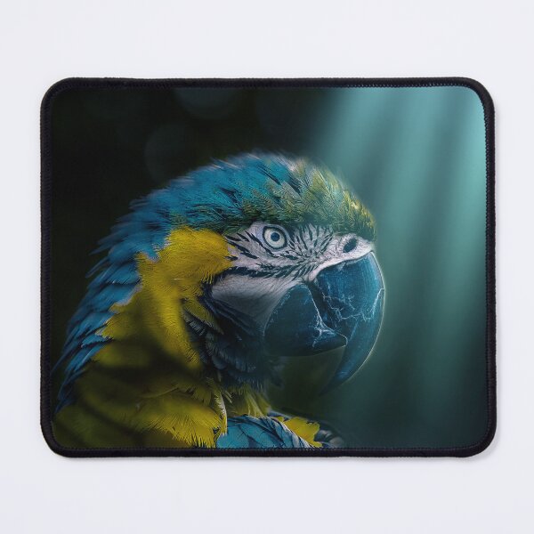 Item preview, Blue parrot designed and sold by Julia Rudens.