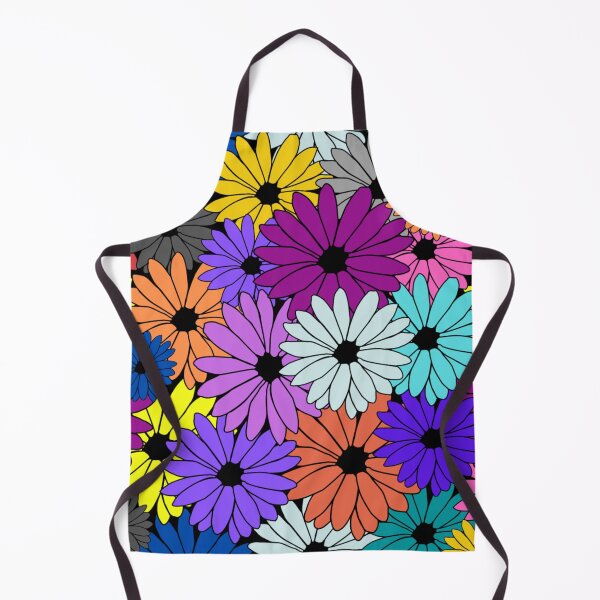 Item preview, Colorful flowers pattern graphic art designed and sold by Sameera Amir.