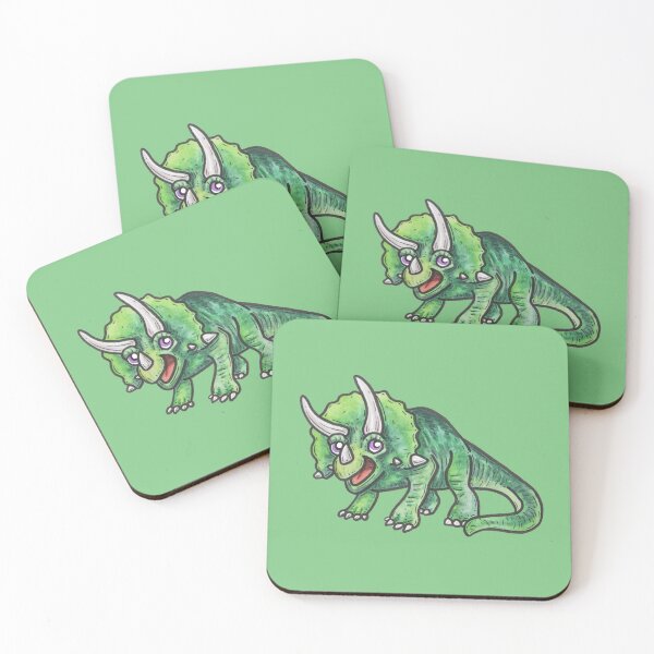 Item preview, Green Triceratops Dino Friend designed and sold by marsunicornio.