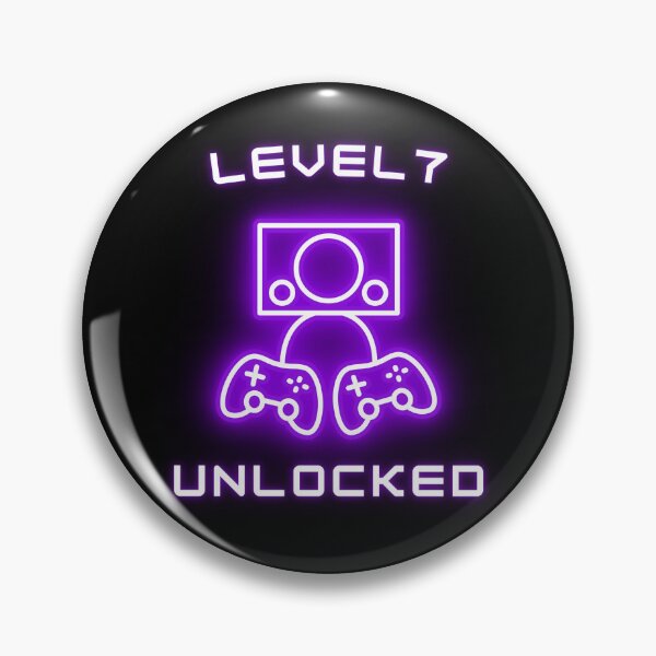 Item preview, Level 7 Unlocked 7th Birthday Gift for Video Gamers  designed and sold by amchtakkosa1.