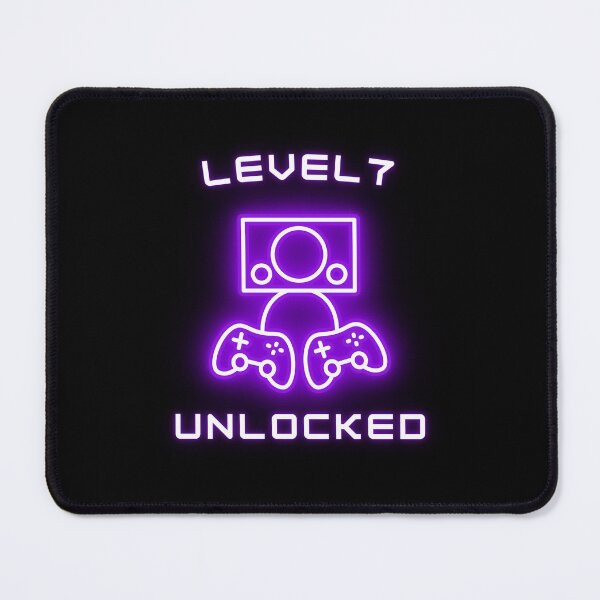 Item preview, Level 7 Unlocked 7th Birthday Gift for Video Gamers  designed and sold by amchtakkosa1.