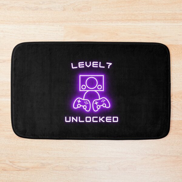 Item preview, Level 7 Unlocked 7th Birthday Gift for Video Gamers  designed and sold by amchtakkosa1.