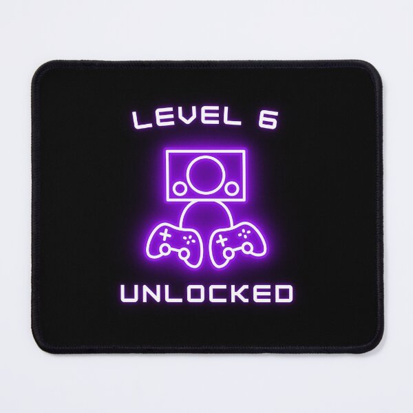 Item preview, Level 6 Unlocked 6th Birthday Gift for Video Gamers designed and sold by amchtakkosa1.