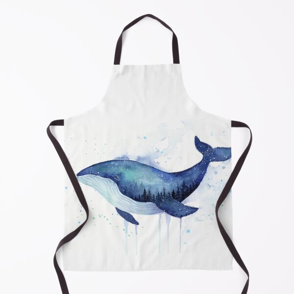 Item preview, Galaxy Whale Watercolor designed and sold by Olga Shvartsur.
