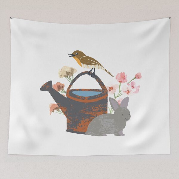 Item preview, Cottagecore Bird and Bunny designed and sold by Jessi-Sketches.