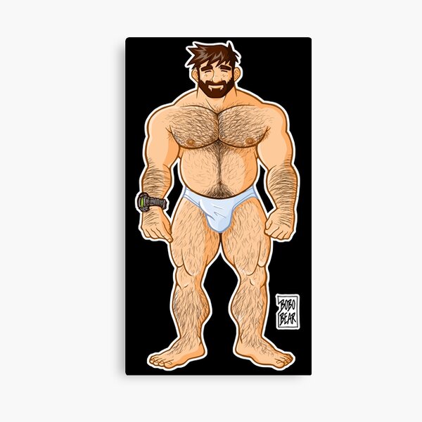 ADAM LIKES UNDERWEAR - CHARACTER ONLY Canvas Print
