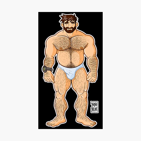 ADAM LIKES UNDERWEAR - CHARACTER ONLY Photographic Print
