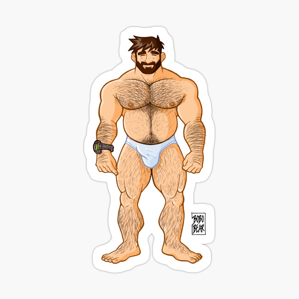 ADAM LIKES UNDERWEAR - CHARACTER ONLY | Sticker