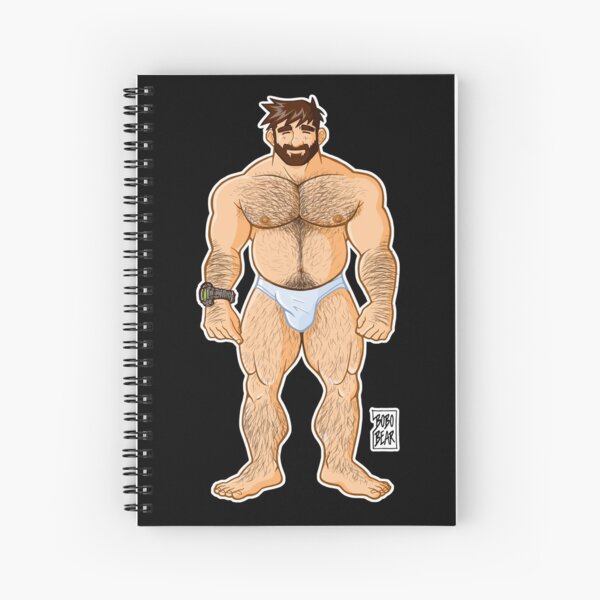 ADAM LIKES UNDERWEAR - CHARACTER ONLY Spiral Notebook