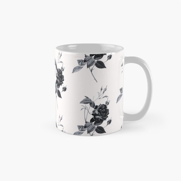 Artikelvorschau, Blutrote Bengal-Rosen-Blume, alternative Illustration - graue und schwarze Rose entworfen und verkauft von DaphneKstudio .