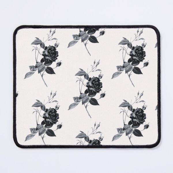 Item preview, Blood Red Bengal Rose Flower, Alternative Illustration - Grey and Black Rose designed and sold by DaphneKstudio .