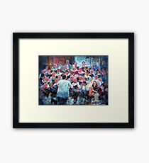 Choir In Concert Framed Print