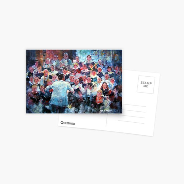 Choir In Concert Postcard