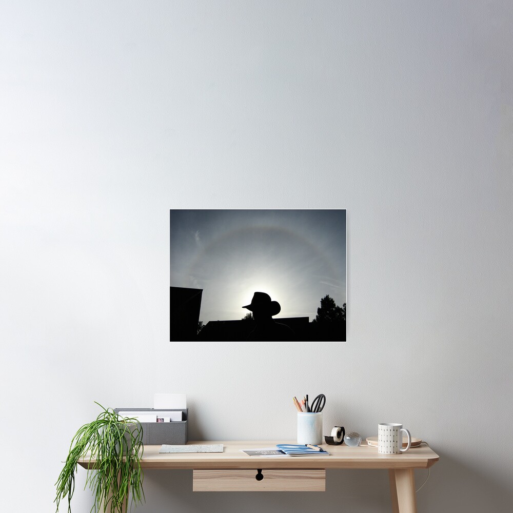 Hat & halo Poster