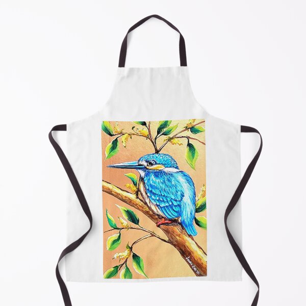 Item preview, Kingfisher on Gold designed and sold by Sandra Lett.